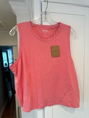 Boden Coral Pink Sleeveless Tank Top